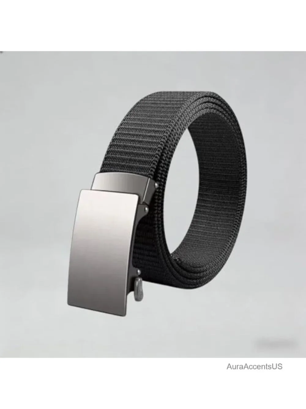 Men's Nylon Web Belt Adjustable Ratchet Buckle Quick Release Tactical